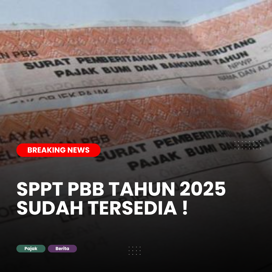  SPPT PBB Tahun 2025 Tersedia untuk Warga Banjarejo 